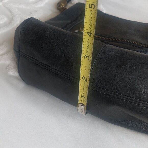 The Sak Indio SmokyBlack Leather Hobo Shoulder Bag - Picture 15 of 16